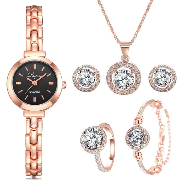 Rose Gold Quartz Wristwatches